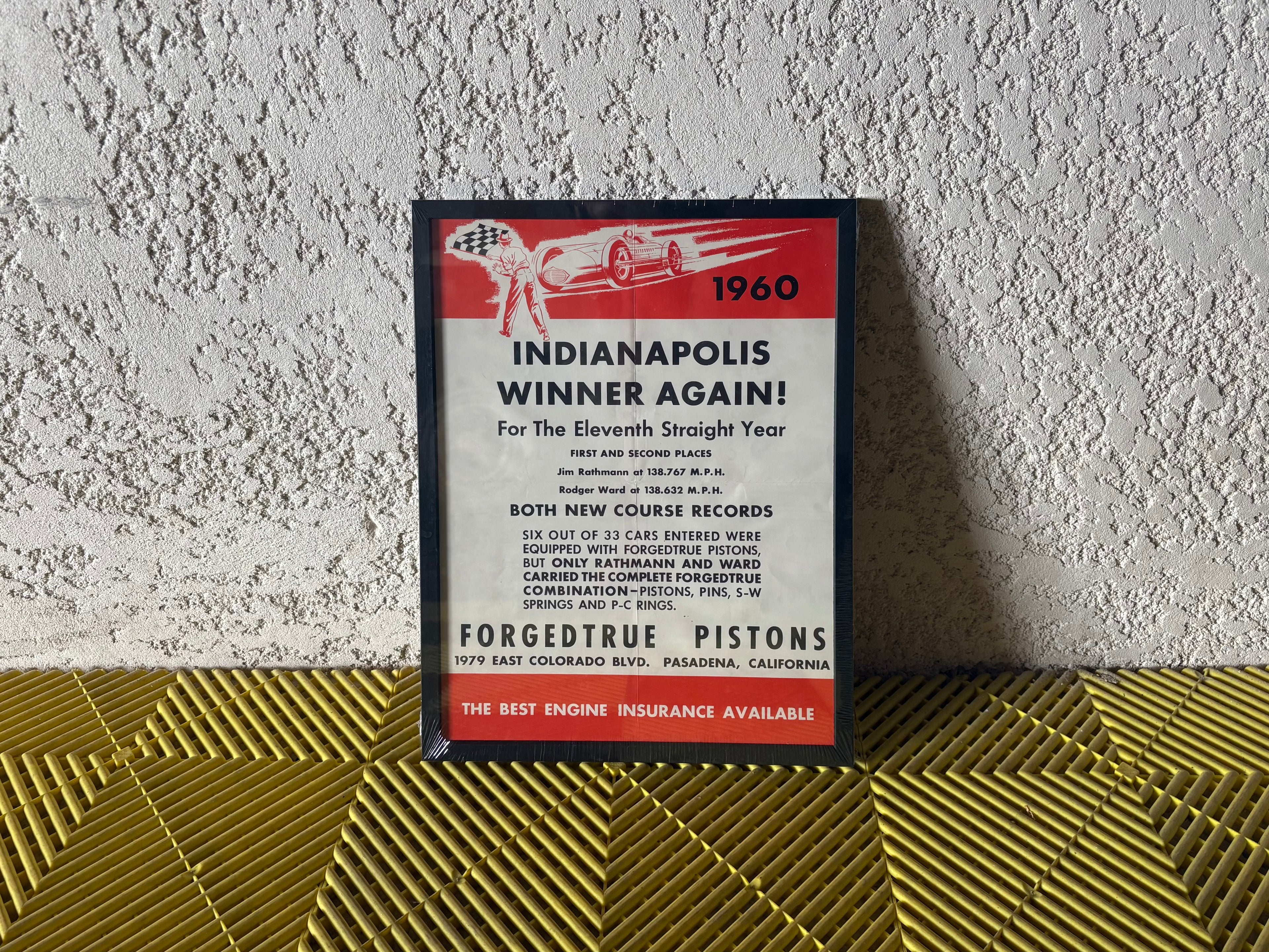 Cadre Indianapolis 1960 - Vroom Vroom