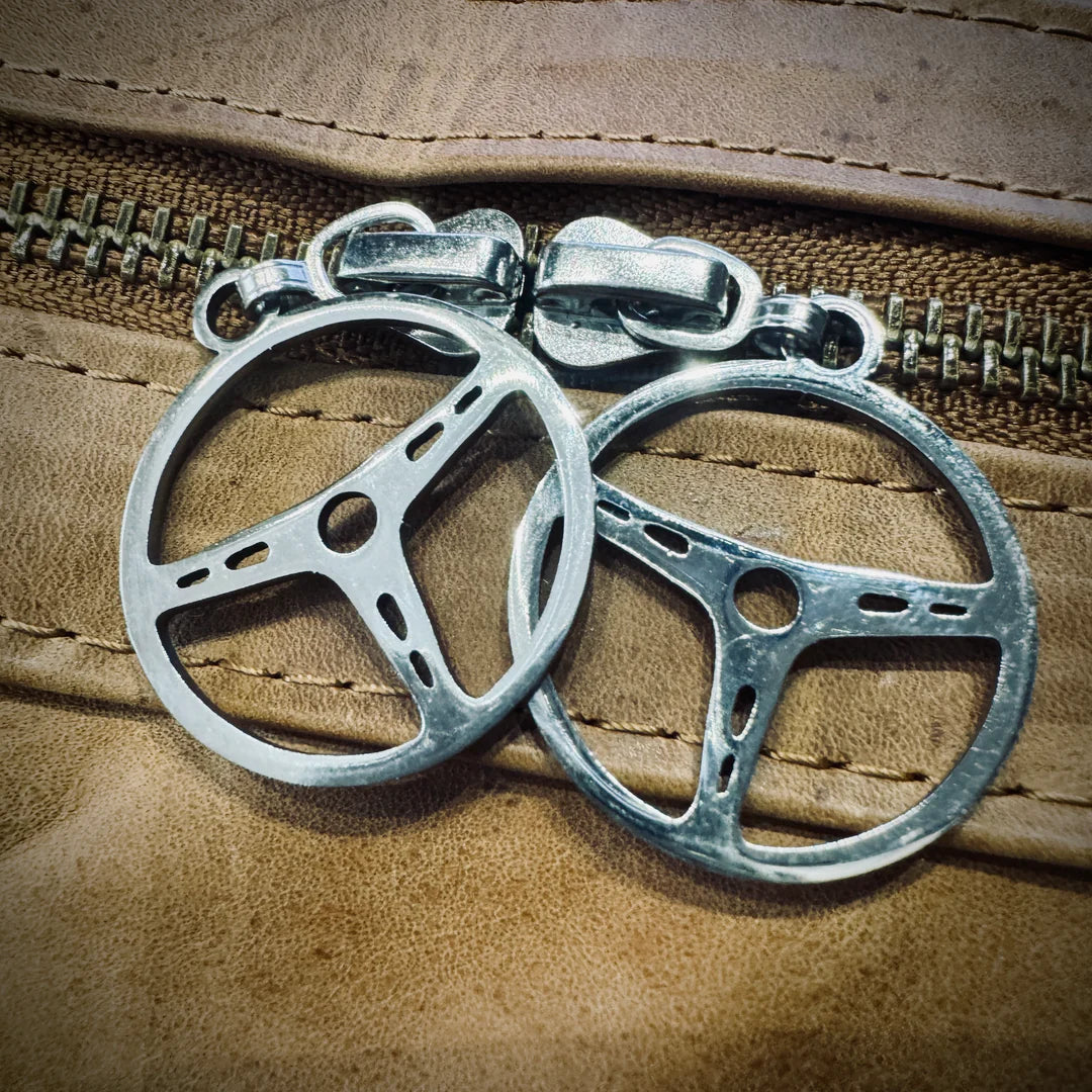 Fermeture éclair avec logo volant 