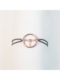 Bracelet Volant OR ROSE- Argent Plaqué Or Rose