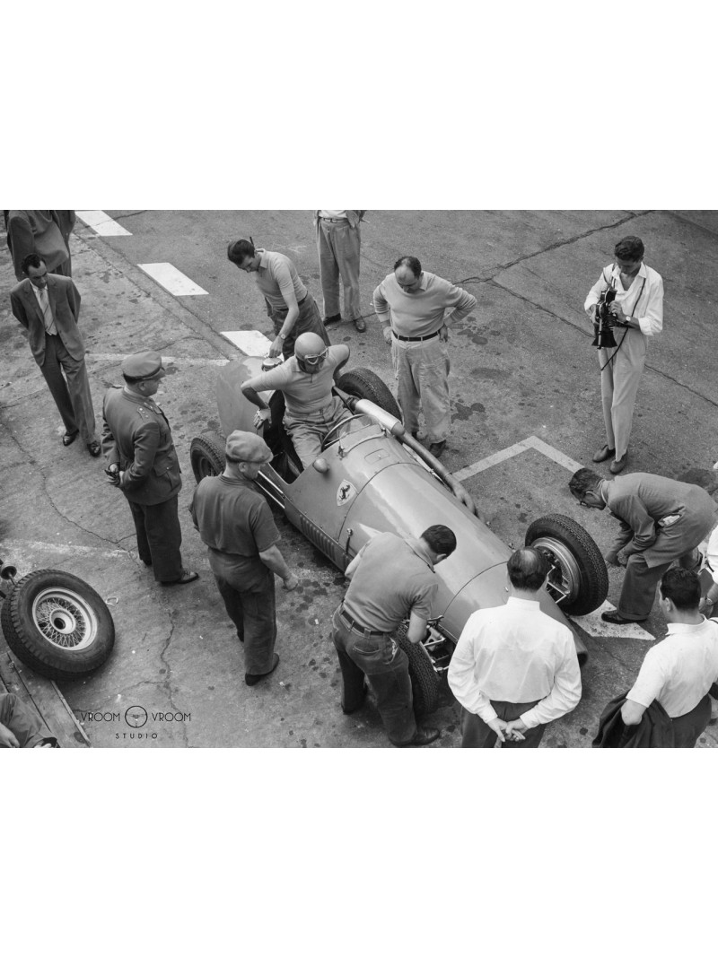 Plexiglas HD Ferrari dans les stands, 1954