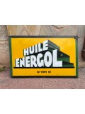 Plaque publicitaire huile Energol